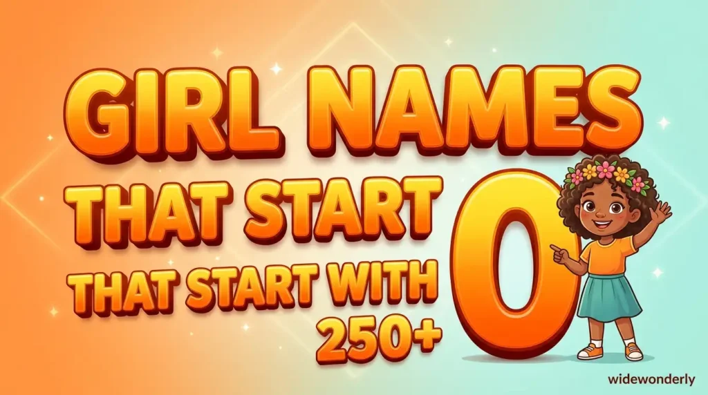 girl names that start with o